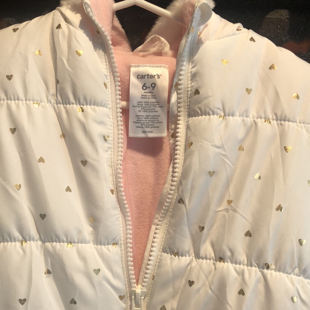 Carter’s Heart Zip Up Pram